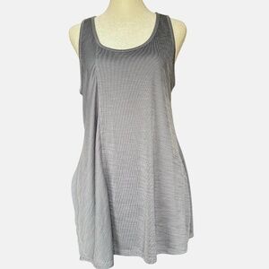 Athleta Relaxed Grey Tank Sz L